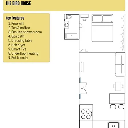 Апартаменты The Bird House At Invergarry Pet Friendly *